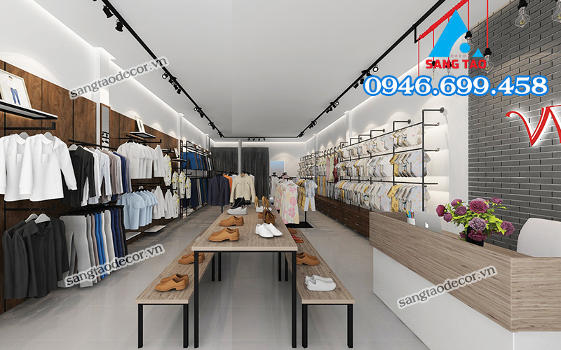dịch vụ thi công nội thất showroom 