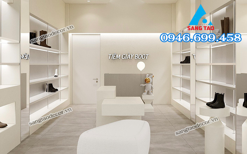 dịch vụ thiết kế thi công nội thất showroom 