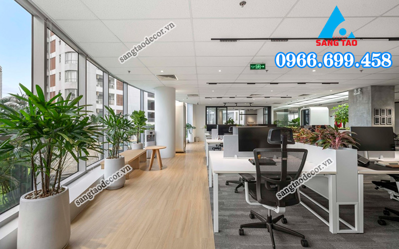 Mẫu thi công nội thất văn phòng Flodesk Việt Nam Đà Nẵng