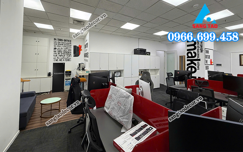 dự án nội thất văn phòng MSI Hà Nội 