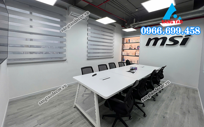 Dự án thiết kế thi công nội thất văn phòng MSI Hồ Chí Minh