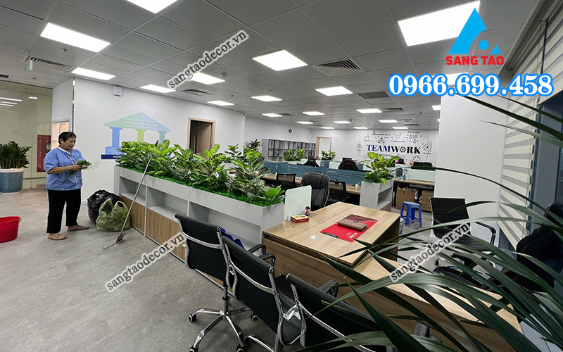 Thi công nội thất văn phòng Asus Hoàng Cầu Hà Nội 