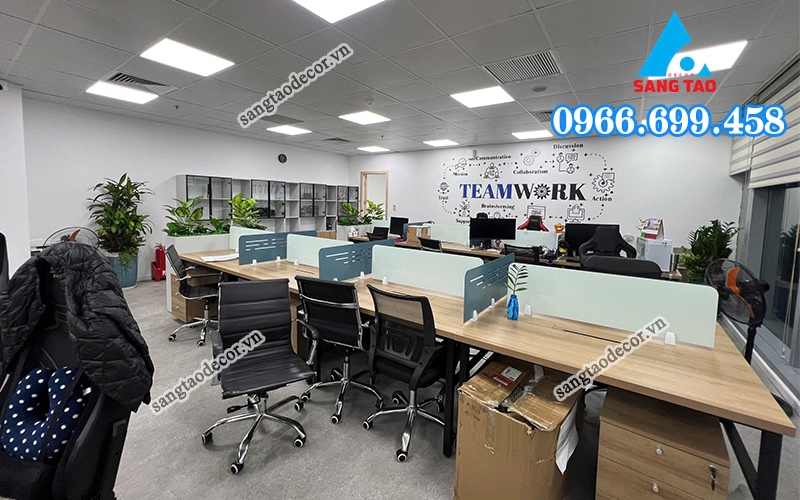 Thi công nội thất văn phòng Asus Hoàng Cầu Hà Nội 