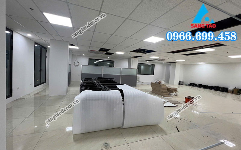 công trình thiết kế thi công nội thất văn phòng 